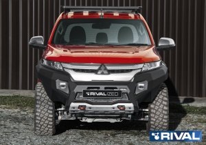 Бампер передний усиленный (L200 2021)  Mitsubishi L200 с 2015-