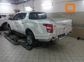 Защита заднего бампера (Уголки) d76 Mitsubishi L200 с 2015-
