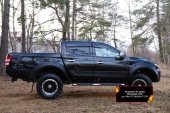 Молдинги на двери Mitsubishi L200 с 2015-