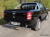Защита задняя (центральная) 76,1 мм Mitsubishi L200 с 2015-