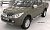 Пороги алюминиевые (Emerald silver) Mitsubishi L200 с 2015-
