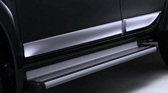 Накладки нижние на двери Mitsubishi L200 с 2015-
