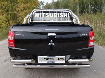 Защита кузова и заднего стекла 75х42 мм (только для кузова) Mitsubishi L200 с 2015-