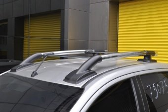 Рейлинги из алюминиевых труб Maxport Black/Chrome Mitsubishi L200 с 2015-