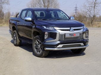 Защита переднего бампера (нижняя) 76,1мм Mitsubishi L200 с 2015-