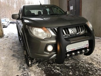 Защита переднего бампера QT002 PASIFIC Mitsubishi L200 с 2015-