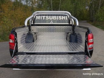 Вкладыш в кузов под борт алюминиевый Mitsubishi L200 с 2015-