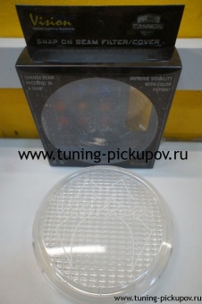 Защитная прозрачная крышка (Евро свет) Mitsubishi L200 с 2015-